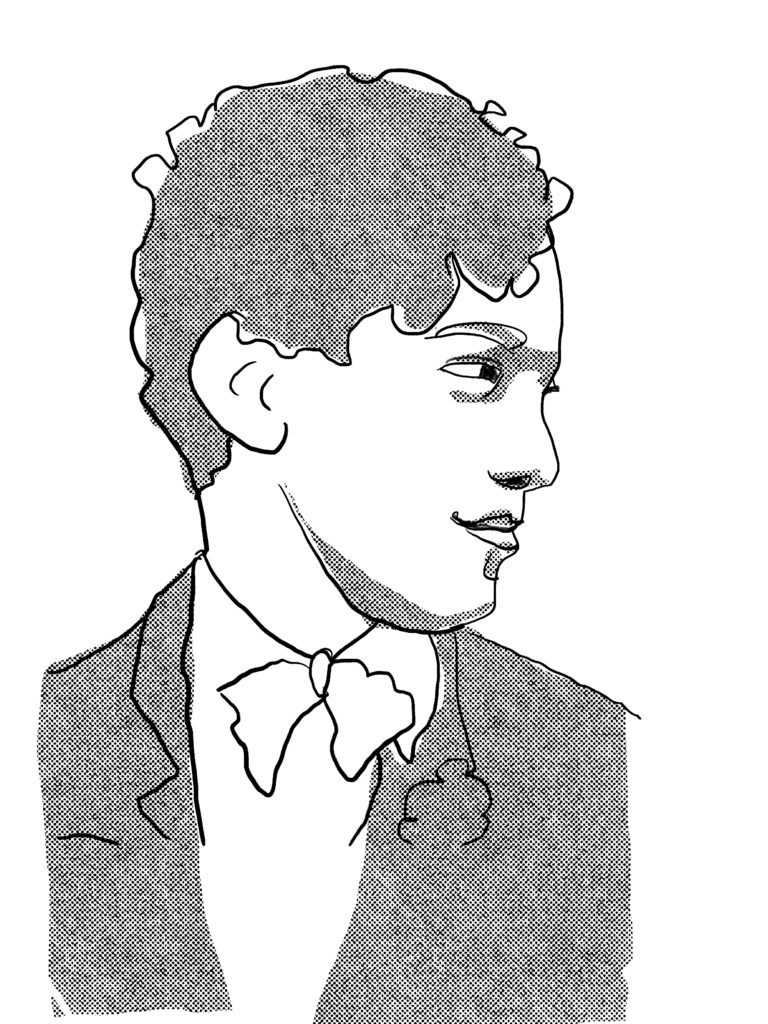 graphic of Mae Cowdery